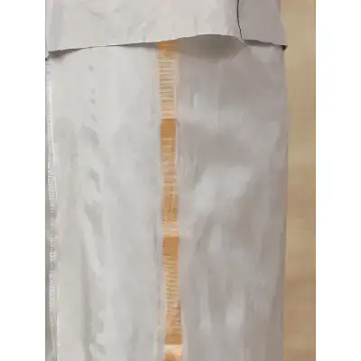 Ramraj – Art Silk Silver Grey Shirt with Dhoti & Towel Set (Full Sleeves) Ramraj – Art Silk Silver Grey Shirt with Dhoti & Towel Set (Full Sleeves)