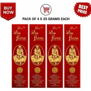 Sri Sai Flora Incense Sticks (Agarbati)-(Pack of 4) Sri Sai Flora Incense Sticks (Agarbati)-(Pack of 4)