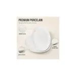 White Metal Oval Tray – 14 inch – WL4886_2