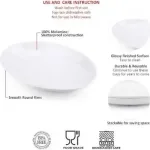 White Metal Oval Tray – 14 inch – WL4886_4